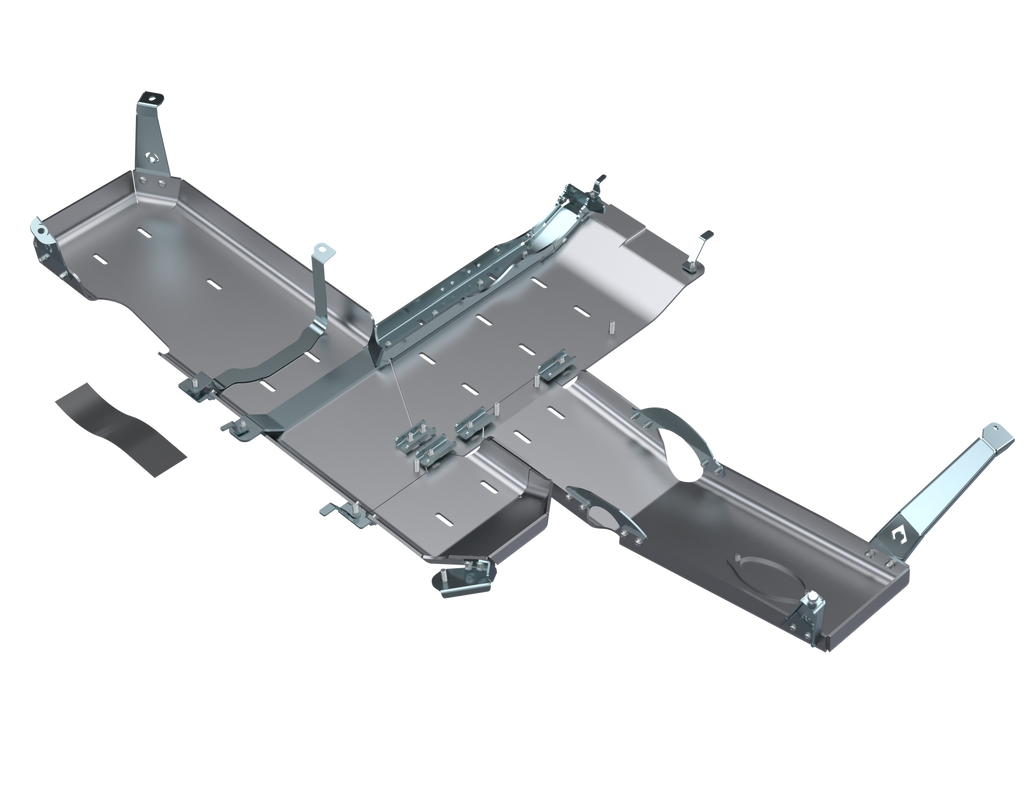 JL Full Bellypan With Oil Door - 2 Door 3.6L Aluminum 21-Present Artec Industries - Artec Industries JL4167 GNKQ_JL4167