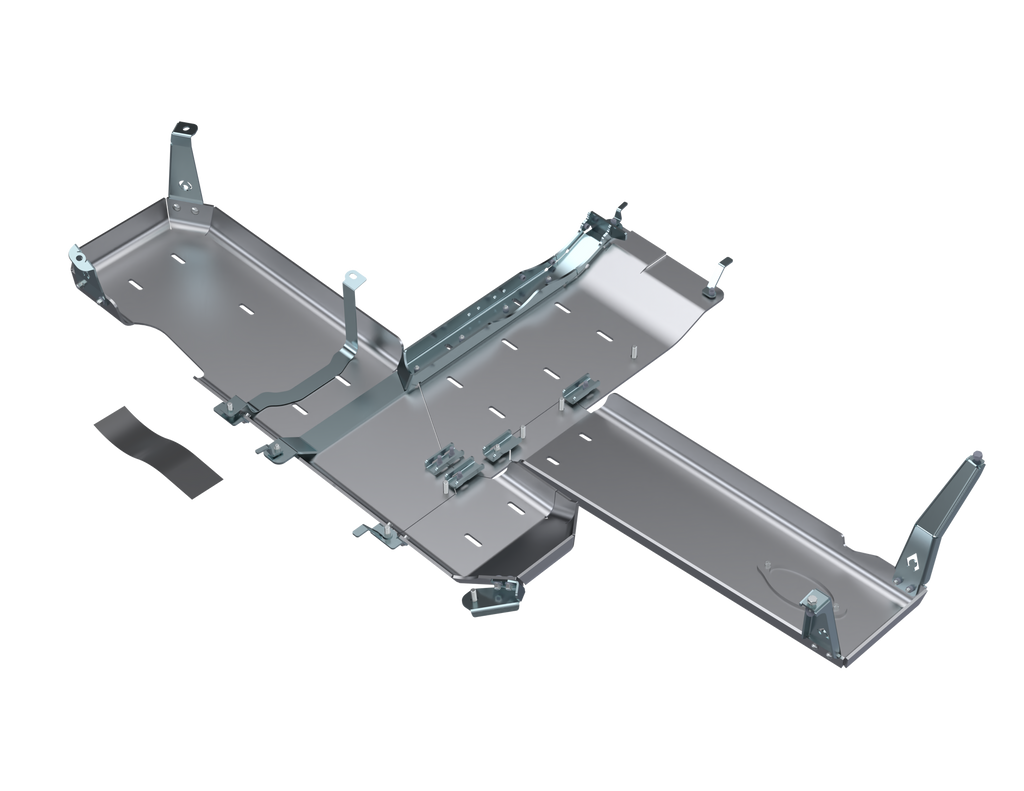 JL Full Bellypan With Oil Door - 2 Door 2.0L Aluminum 18-Present Artec Industries - Artec Industries JL4168 GNKQ_JL4168