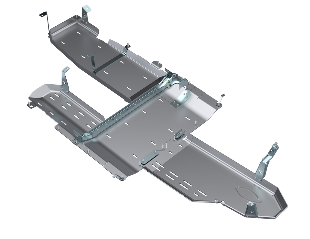 JLU Full Bellypan With Oil Door - 4 Door 3.0L Diesel Aluminum Artec Industries - Artec Industries JL4169 GNKQ_JL4169
