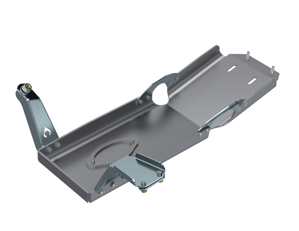 JLU Oil Skid Only With Oil Door - 2 and 4 Door 3.6L Aluminum 18-20 Artec Industries - Artec Industries JL4181 GNKQ_JL4181