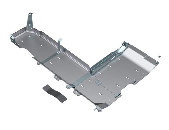 JLU T-Case/Fuel Skid Kit Only - 4 Door 3.6L Aluminum PRE-2018 Artec Industries - Artec Industries JL4192 GNKQ_JL4192