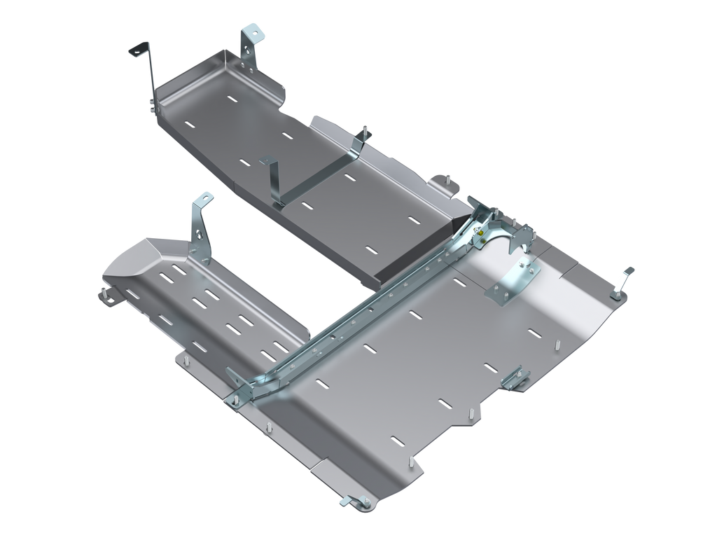 JLU T-Case/Fuel Skid/ DPF Only - 4 Door 3.0L Diesel Aluminum Artec Industries - Artec Industries JL4199 GNKQ_JL4199