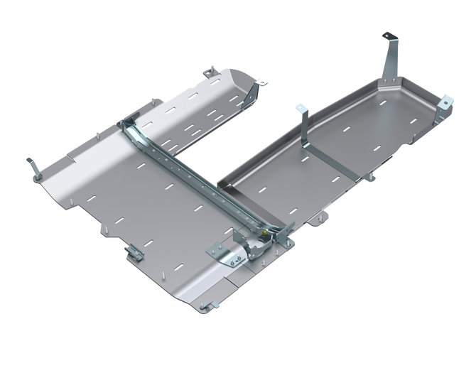 JLU T-Case/Fuel Skid/ DPF Only -  4 Door 3.0L Diesel Aluminum Artec Industries