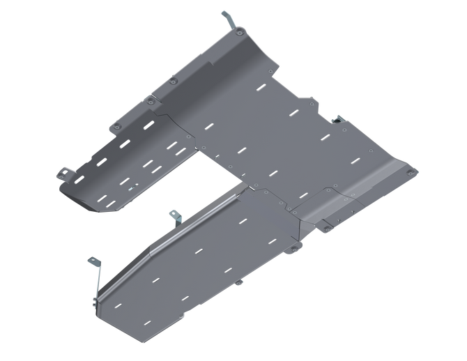 JLU T-Case/Fuel Skid/ DPF Only - 4 Door 3.0L Diesel Aluminum Artec Industries - Artec Industries JL4199 GNKQ_JL4199