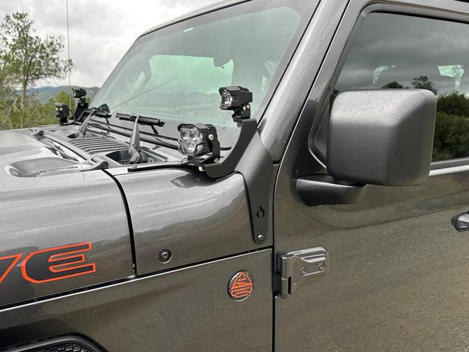 JL-JT 392 Mojave A-Pillar Dual Surface Light Mount Artec Industries - Artec Industries JL5613 GNKQ_JL5613