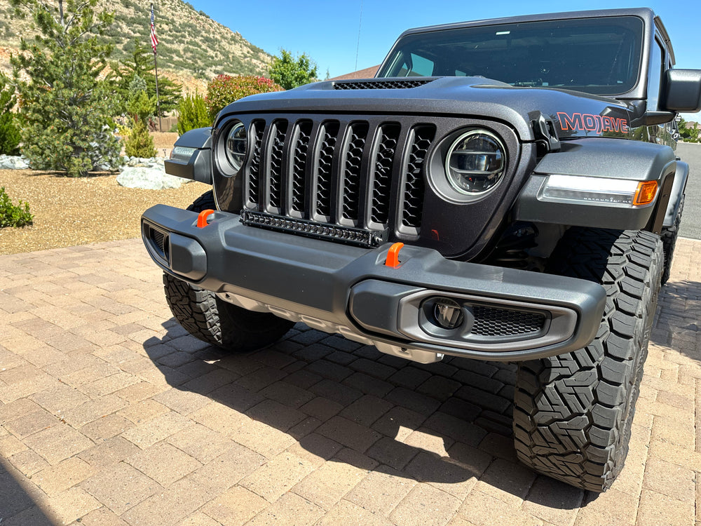 JL-JT Front Bumper 20 Inch Light Mount Artec Industries - Artec Industries JL5616 GNKQ_JL5616