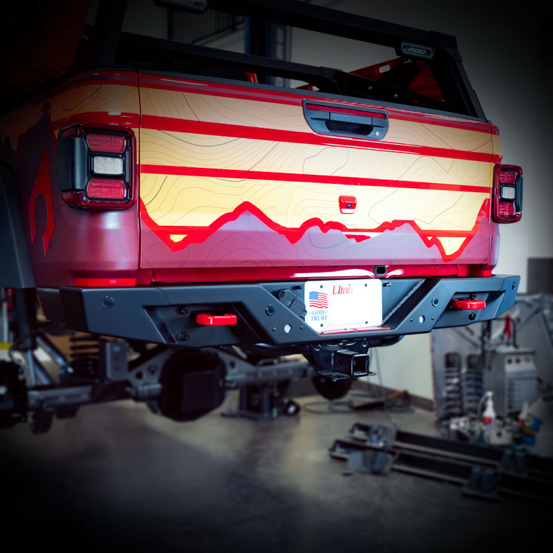 Gladiator JT Rear Bumper with Sensor Holes Artec Industries - Artec Industries JT0001 GNKQ_JT0001