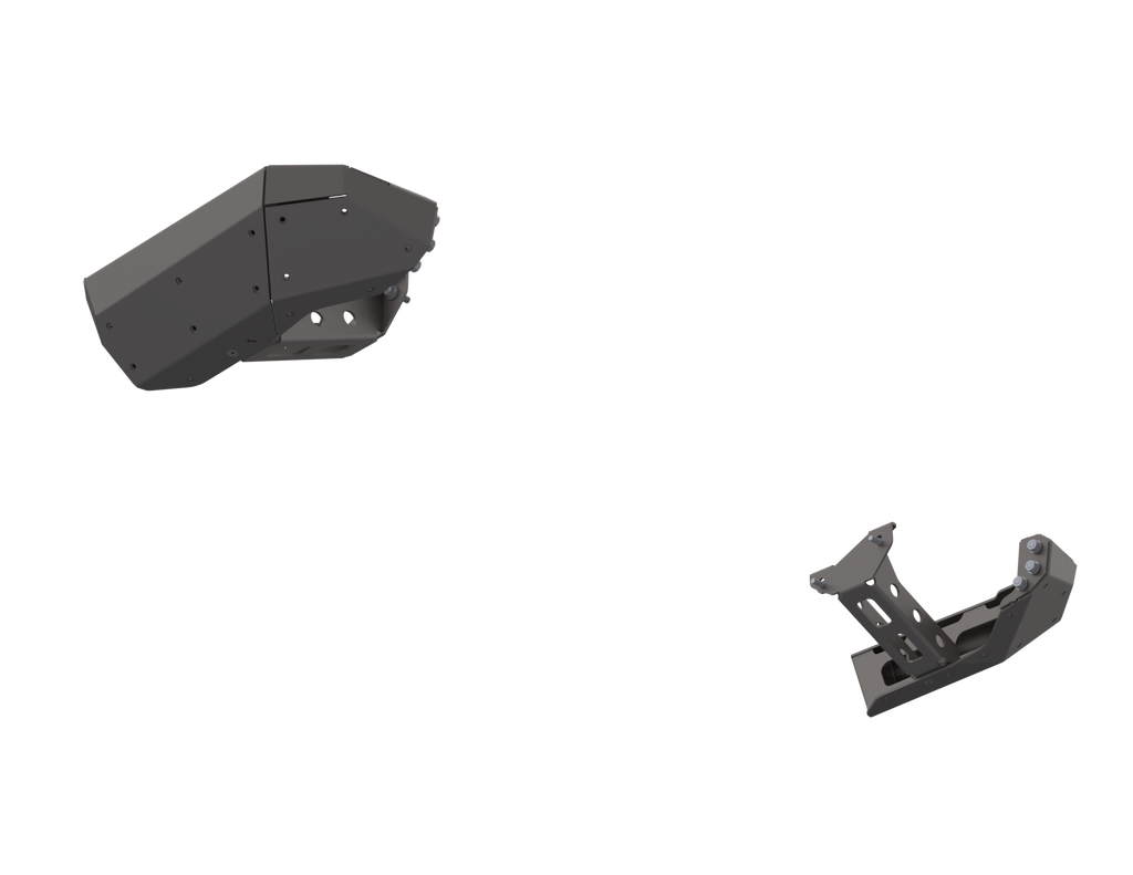 07-Up Jeep Wranger/Gladiator High Clearance Rear Bumper Corner Pods Boatside Cut Raw Steel - Artec Industries JT0120 GNKQ_JT0120