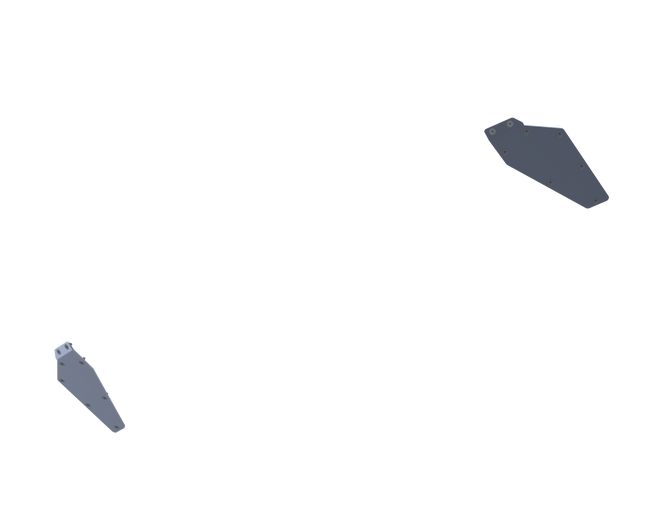 07-Up Jeep Wranger/Gladiator High Clearance Rear Bumper Corner Pod Skid Raw Aluminum - Artec Industries JT0218 GNKQ_JT0218