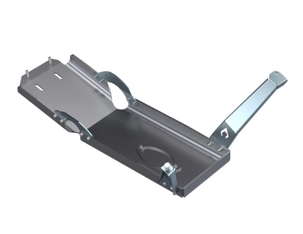 JT Gladiator Oil Skid Only With Oil Door - 3.6L Aluminum Artec Industries