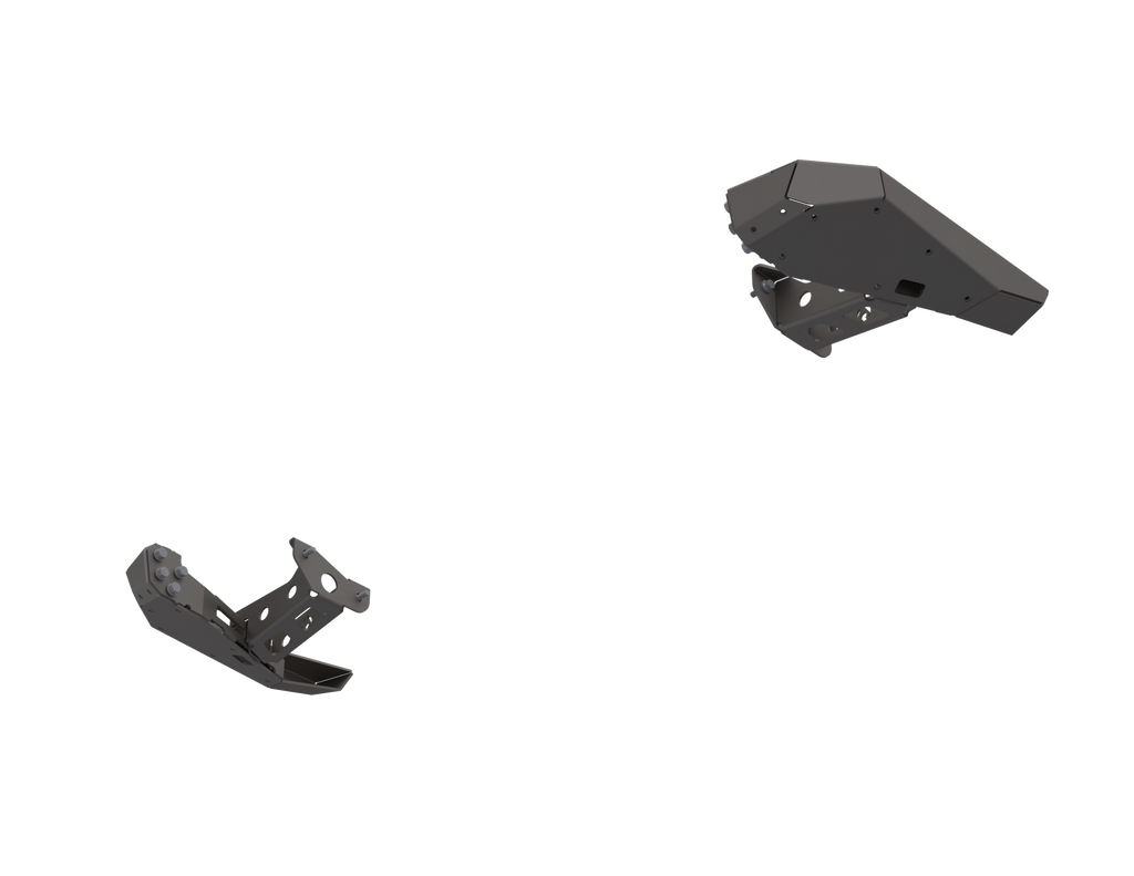 07-Up Jeep Wranger/Gladiator High Clearance Rear Bumper Corner PodsBlack Powdercoat - Artec Industries JT9118 GNKQ_JT9118