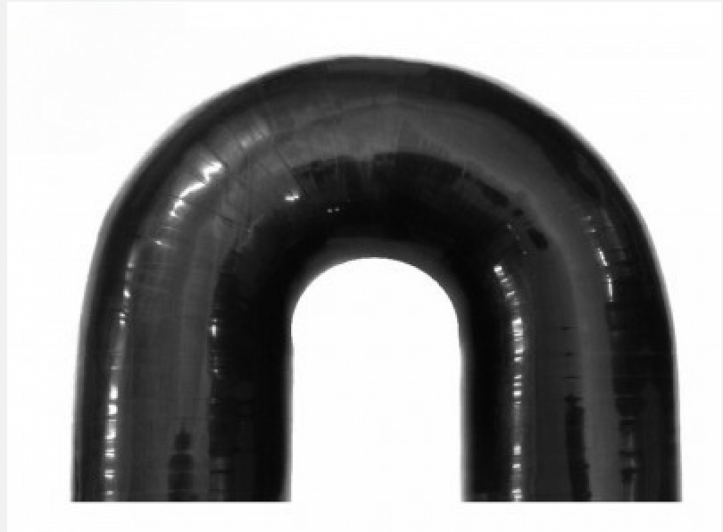 BOOST Products Silicone Elbow 180 Degrees, 1-1/4" ID, Black