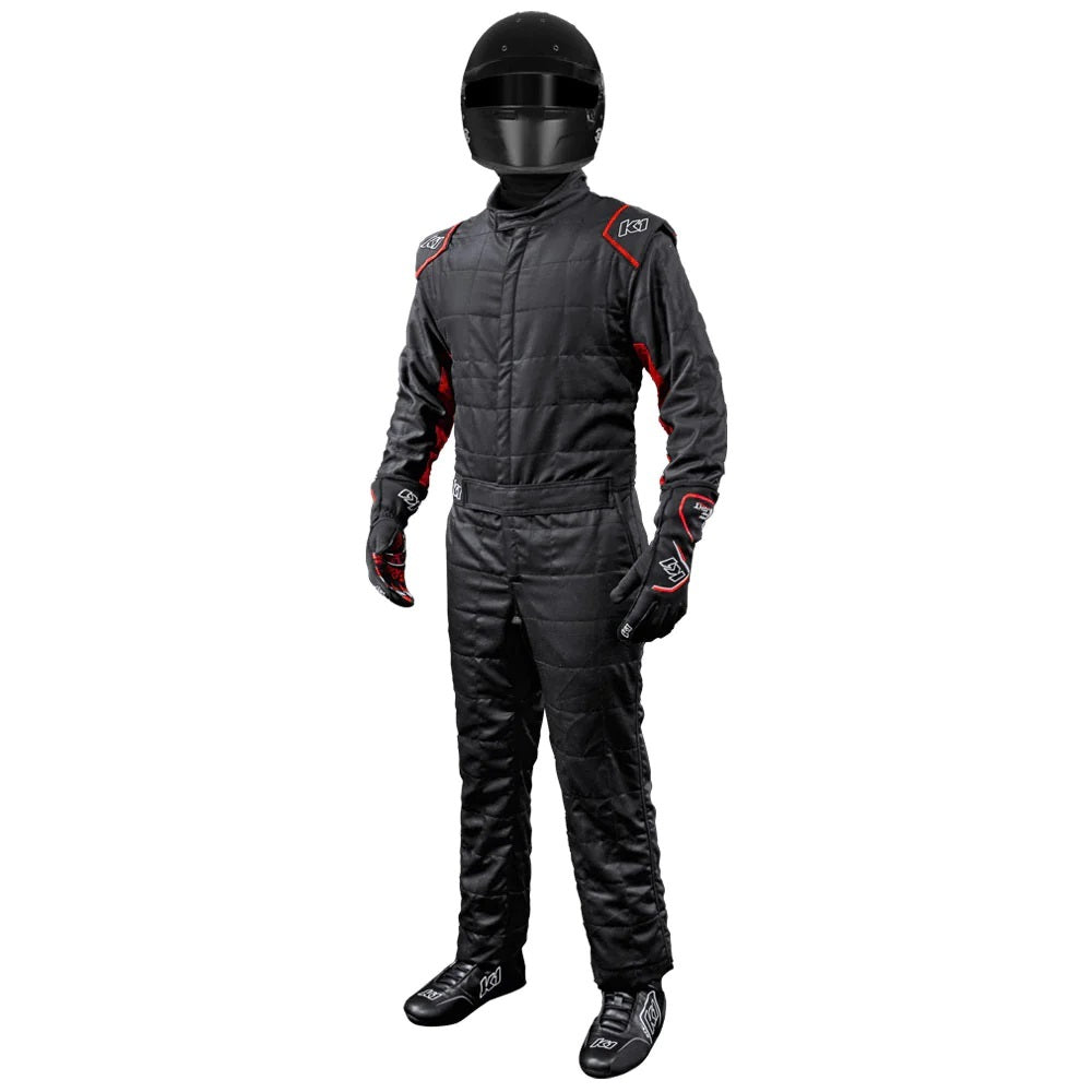 Suit Outlaw 3X-Large Black / Red SFI 3.2A/5 - K1 RaceGear 20-OTL-NR-3XL