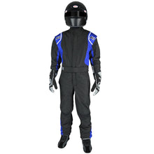 Load image into Gallery viewer, Suit Precision II 6X- Small Black/Blue - K1 RaceGear 20-PRY-NB-6XS