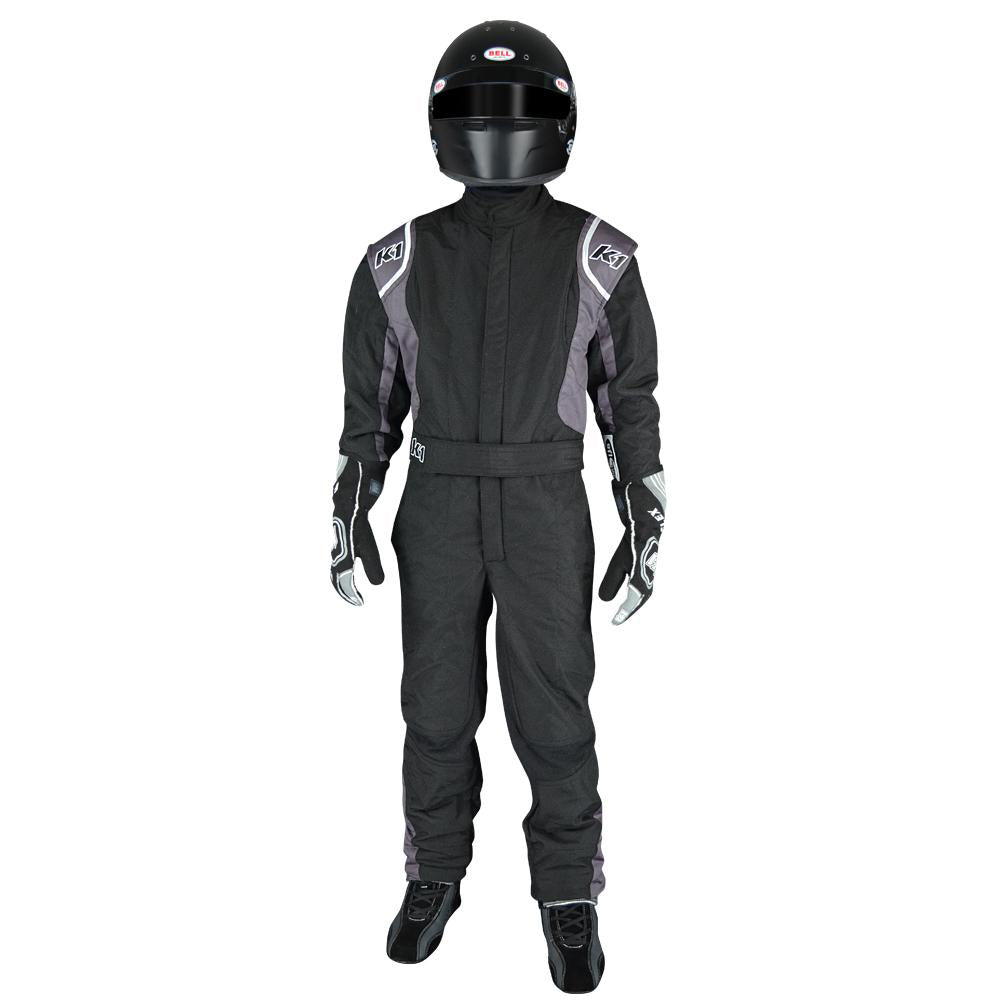 Suit Precision II Black / Gray 5X-Small Youth - K1 RaceGear 20-PRY-NG-5XS