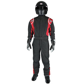 K1 RaceGear Suit Precision II 3X- Small Black/Red
