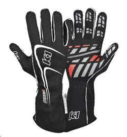Glove Track1 Black Large SFI 5 - K1 RaceGear 23-TR1-N-L