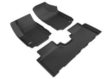 KAGU Floor Mat; Black; 3 pc.; Front and Rear;  -  3D MAXpider L1CH08501509