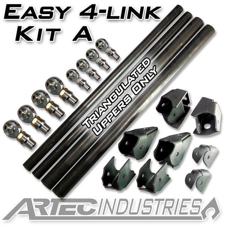 Easy 4 Link Kit A Tube 7/8 Inch and 1.25 Inch Rod Ends Artec Industries - Artec Industries LK0001 GNKQ_LK0001
