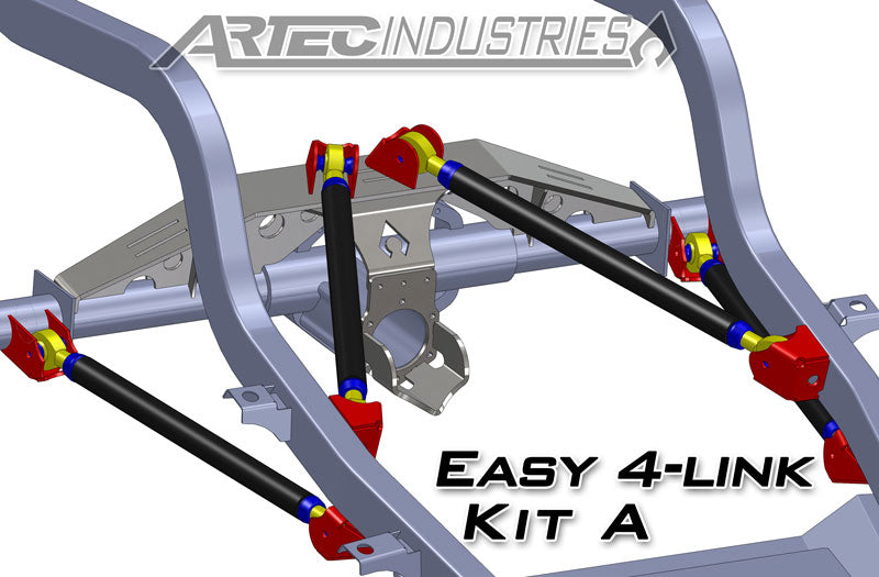 Easy 4 Link Kit A No Tube All 1.25 Inch Rod Ends Artec Industries - Artec Industries LK0004 GNKQ_LK0004