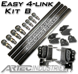 Easy 4 Link Kit B Tube All 1.25 Inch Rod Ends Artec Industries - Artec Industries LK0012 GNKQ_LK0012