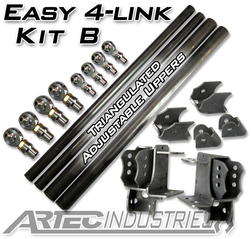 Easy 4 Link Kit B No Tube 7/8 Inch and 1.25 Inch Rod Ends Artec Industries - Artec Industries LK0013 GNKQ_LK0013