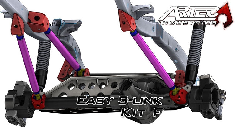 Easy 3 Link Kit F for Artec Trusses No Tubing Outside Frame Dodge Front Passenger Rear Driver Artec Industries - Artec Industries LK0112 GNKQ_LK0112