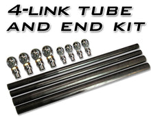 Load image into Gallery viewer, 4 Link Tube and End Kit 7/8 Upper Rod Ends and 1.25 Inch Lower Rod Ends Artec Industries