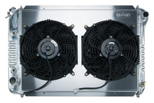 Load image into Gallery viewer, 1987-1993 Ford Mustang Cobra Aluminum Radiator Auto Transmission Dual 12 Inch Fans Cold Case Radiators