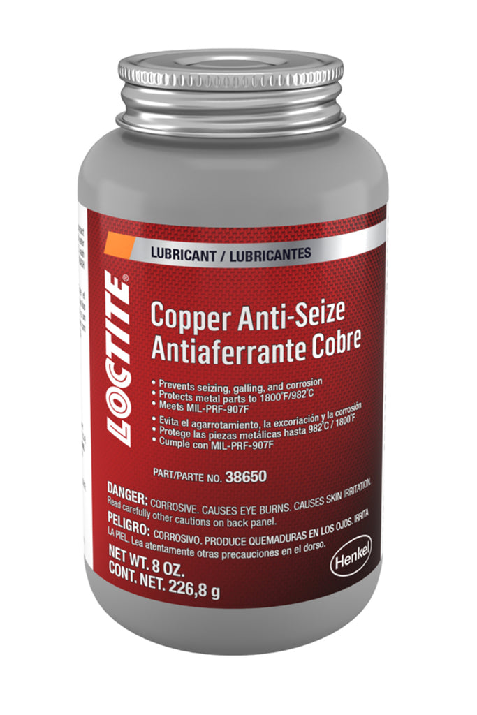 Copper Anti Sieze Brush Top Can 8oz - Loctite 555336