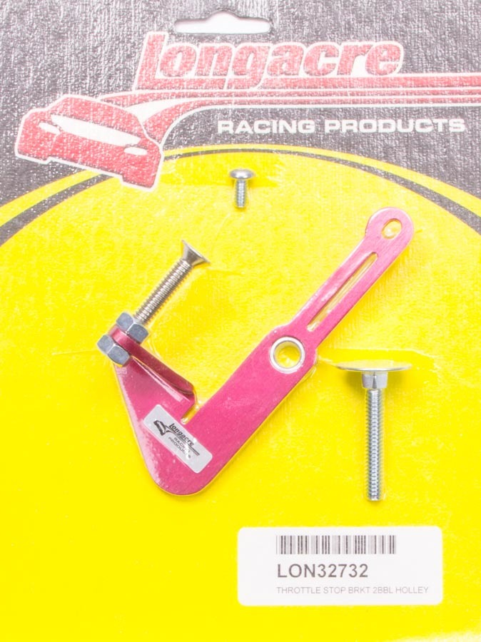Primary Throttle Stop Bracket 2 BBL - Longacre 52-32732