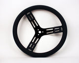 15in Steering Wheel Blk - Longacre 52-56809