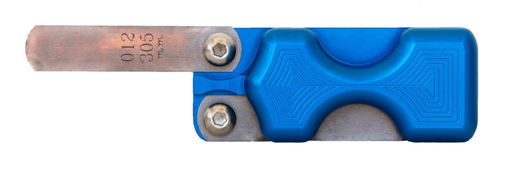 Logan Smith Machine Dual Feeler Gauge Holder - Blue