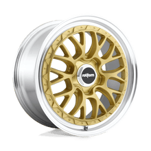 Load image into Gallery viewer, LSR 19X10 5X4.5 72 AU +25 GOLD &amp; POL