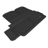 3D MAXpider Cargo Liner; 1 pc.; Cross Fold; Kagu Black; Behind 2nd Row;
