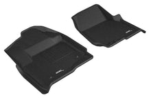 Load image into Gallery viewer, KAGU Floor Mat; Black; 2 pc.; Front;  -  3D MAXpider L1FR10711509