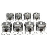 Piston Set w/Rings Ford 6.4L Diesel 8pk  -  Clevite77 224-3666WR