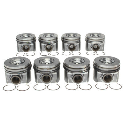 Piston Set w/Rings Ford 6.4L Diesel 8pk  -  Clevite77 224-3666WR