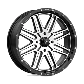 MA38 20X7 4X137 G-BLK MACH 10MM