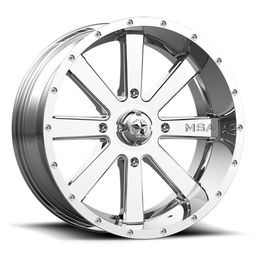 FLASH UTV 20X7 4X156 CHROME 00MM