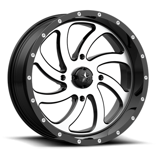 SWITCH UTV 24X7 4X156 MACH G-BLK 00MM