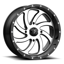 Load image into Gallery viewer, SWITCH UTV 22X7 4X137 MACH G-BLK 00MM