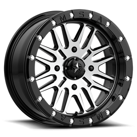 BRUTE UTV BL 18X7 4X137 G-BLK MACH 10MM