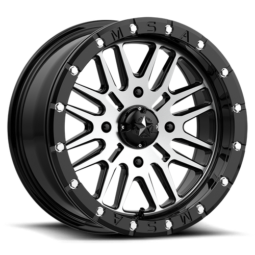 BRUTE UTV BL 15X7 4X156 G-BLK MACH 10MM