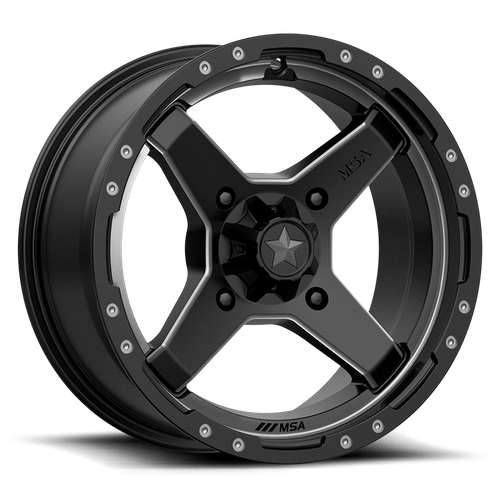 CROSS UTV 16X7 4X137 S-BLK TTCC 10MM