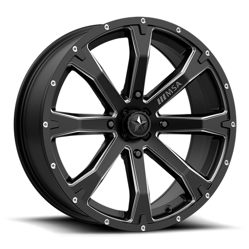 BOUNTY UTV 18X7 4X156 S-BLK MILL 10MM