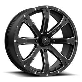 BOUNTY UTV 15X7 4X110 S-BLK MILL 10MM