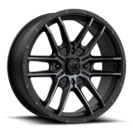 FANG UTV 15X7 4X137 S-BLK TTCC 10MM