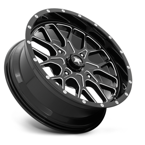 PORTAL UTV 18X7 4X137 112 G-BLK-MILL +0
