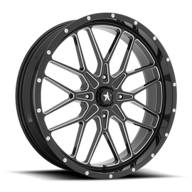 PORTAL UTV 24X7 4X156 115 G-BLK-MILL +0